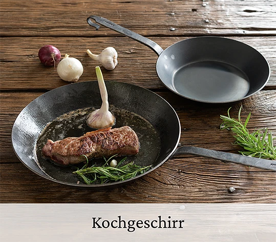 Kochgeschirr Eisenpfanne Lyonnaise